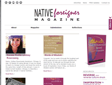 Tablet Screenshot of nativeforeignermag.com